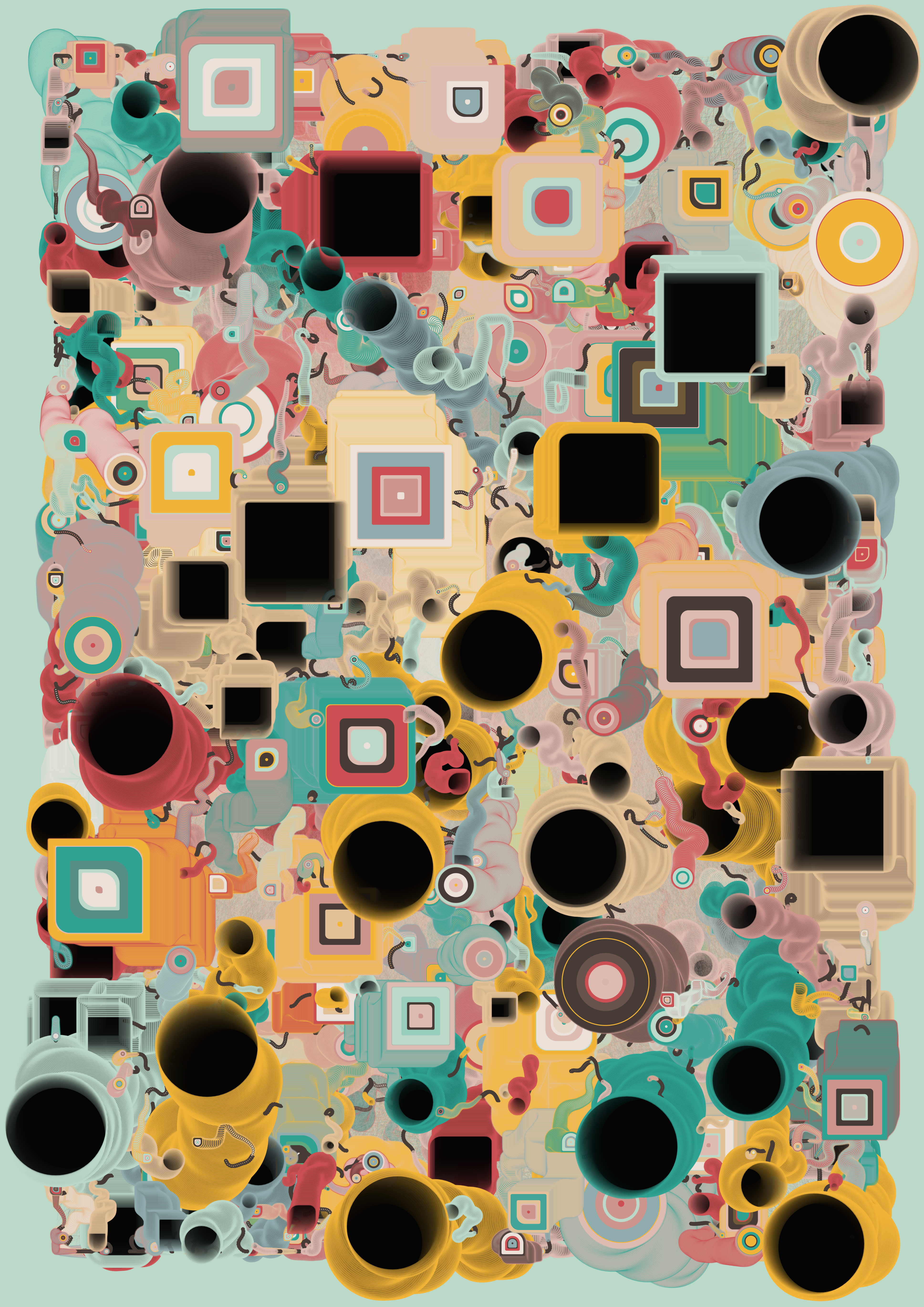 Clew generative art piece